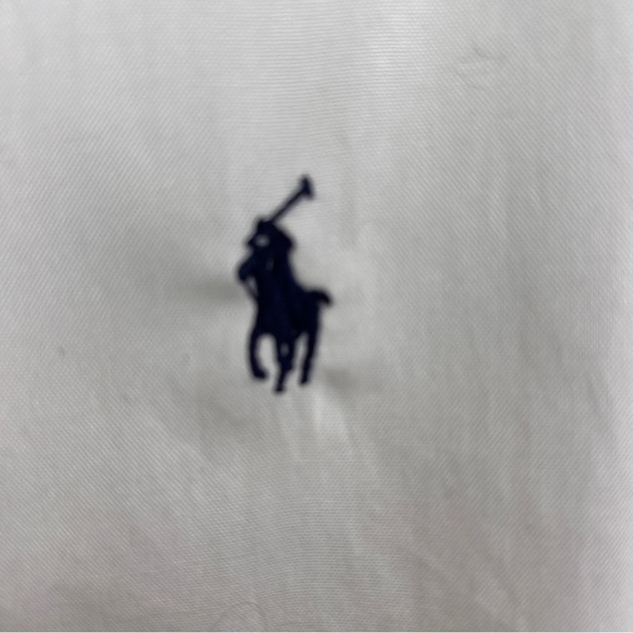 RALPH LAUREN NWOT Black Label -White Button-down shirt. Size 16 32/33”. Inch - Picture 2 of 10